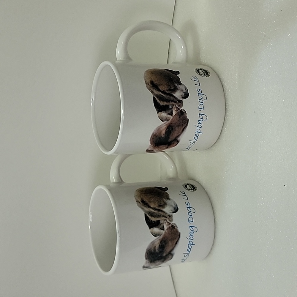 SHERWOOD Set Of Two The Dog Collection Mugs